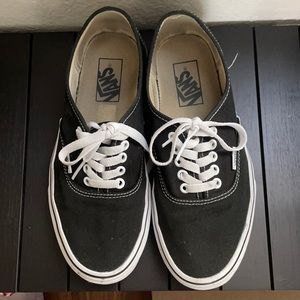 Vans black sneakers